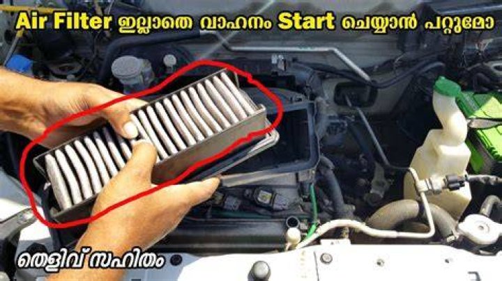 Can I drive my car without air filter?