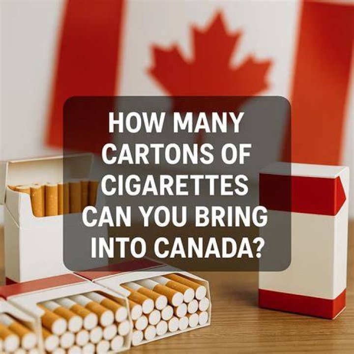 Can I import cigarettes to Canada?