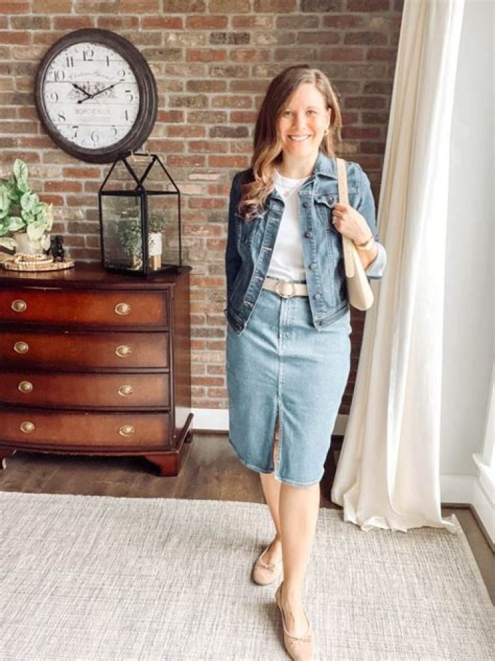 Can I wear jean skirt and a jean jacket?
