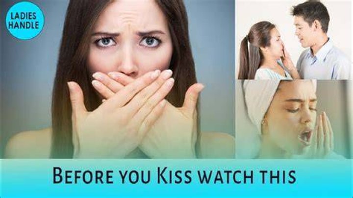 Can you get bad breath from kissing someone?