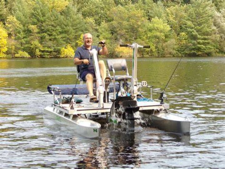 How fast can a pedal boat go?