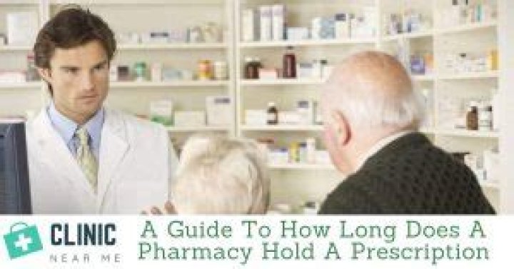 How long will a pharmacy hold your prescription?
