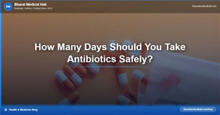 How many rounds of antibiotics can you take?