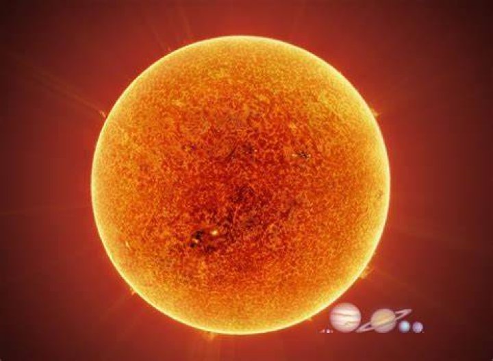 How much is the sun?