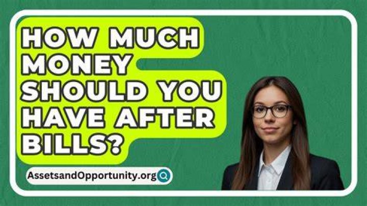 How much money do you have after bills?