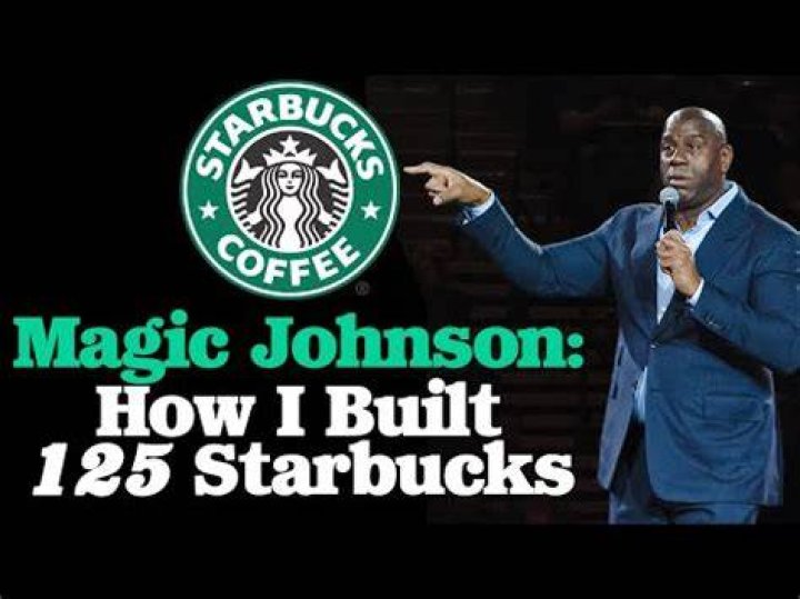 How much of Starbucks does Magic Johnson own?