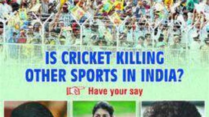 Is cricket killing other sports or not?