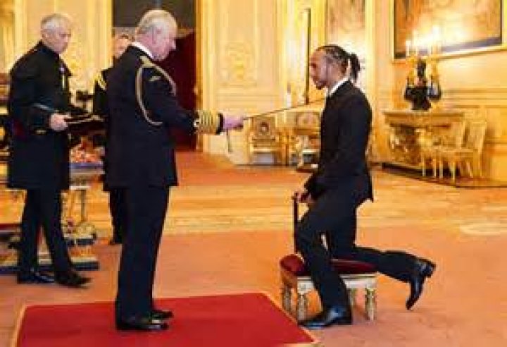 Was Lewis Hamilton knighted already?