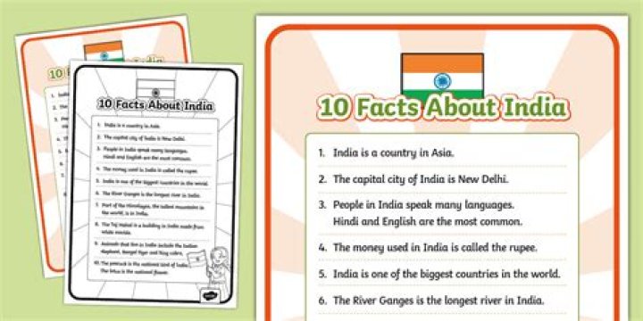 What are 10 facts about India?