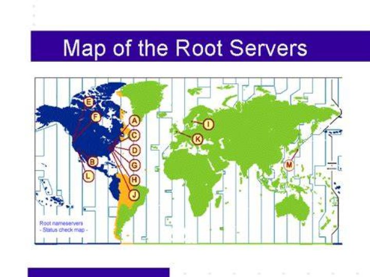 What are the 13 root servers?