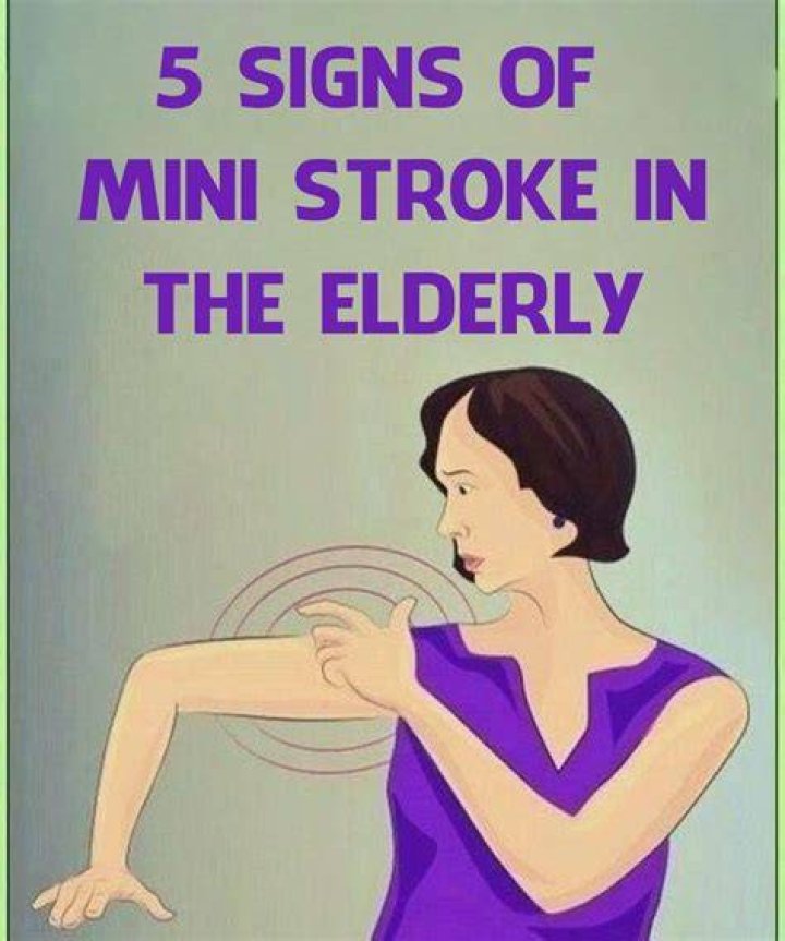 What causes mini strokes in elderly?