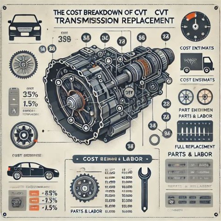 What is the average cost to repair a CVT transmission?