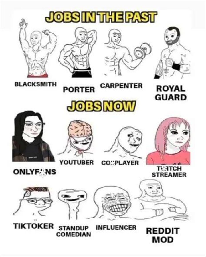 What jobs do not exist?