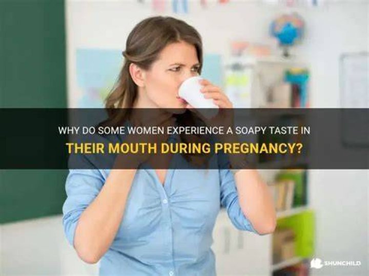 Why do I taste soap in my mouth?