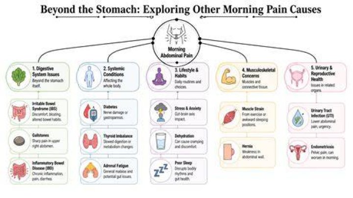 Why does my stomach hurt below my sternum?